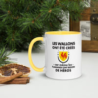 Thumbnail for Mug Wallonie noir - Et le 8e jour Dieu créa les Wallons