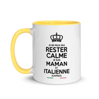 Thumbnail for Mug Italie jaune dos - design coloré pour vos matins