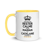 Thumbnail for Mug Catalan jaune dos - Design coloré pour vos matins