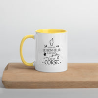 Thumbnail for Mug Corse bleu dos - Il est où le bonheur, il est où ?