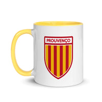 Thumbnail for Tasse Provence jaune dos - Blason provençal coloré