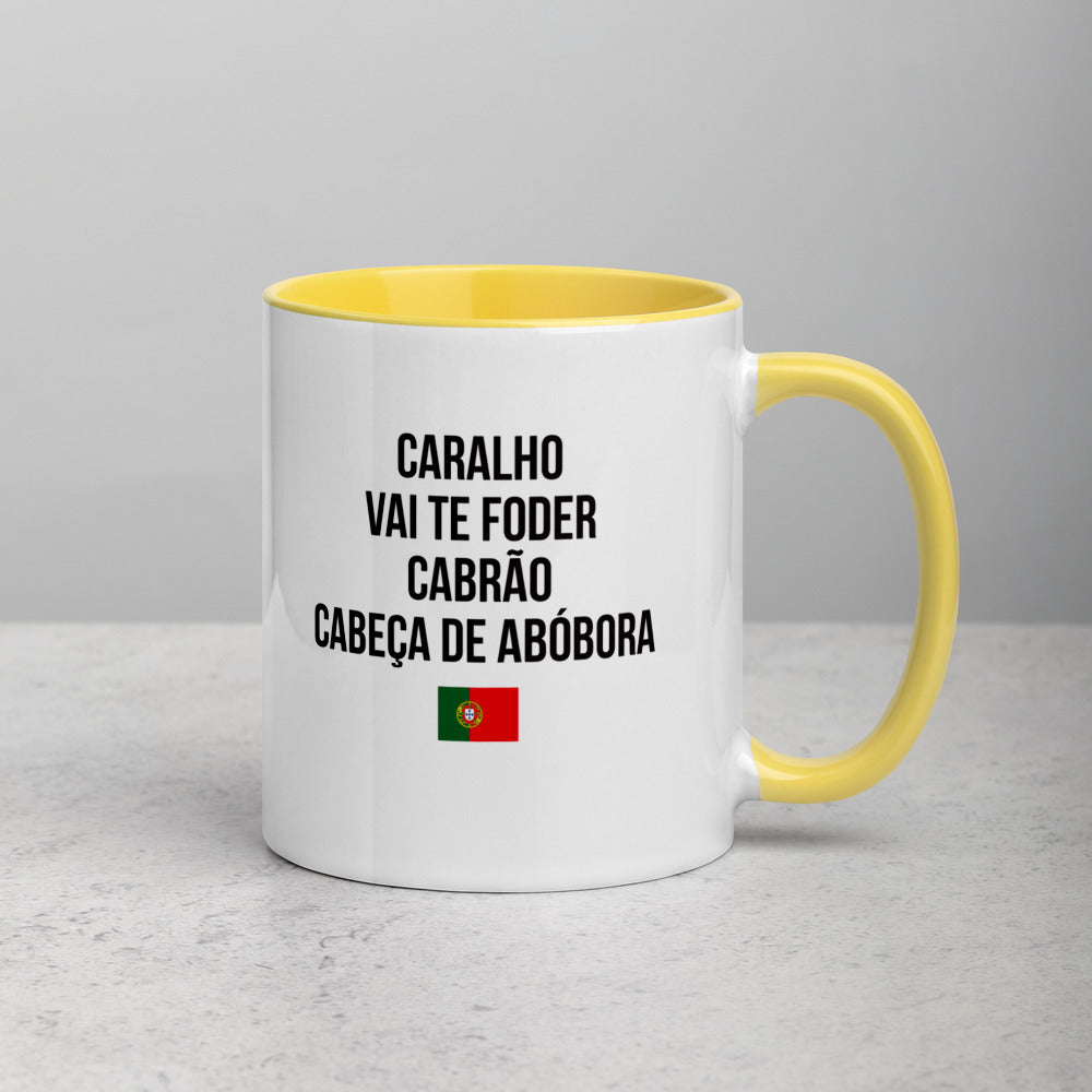 Si tu n'as rien de sympa à dire - Dis le en portugais - Tasse Mug de couleur - Ici & Là - T-shirts & Souvenirs de chez toi