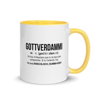 Thumbnail for Tasse Alsace rouge dos - Gottverdammi définition humoristique