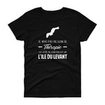 Je n'ai pas besoin de thérapie, j'ai juste besoin d'aller sur l'île du levant - T-shirt coupe - Ici & Là - T-shirts & Souvenirs de chez toi