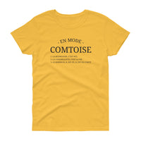 Thumbnail for En mode Comtoise - T-shirt femme col rond pour les Franc-comtoises - Ici & Là - T-shirts & Souvenirs de chez toi