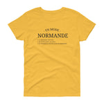 En mode Normande - T-shirt femme col rond pour les Normandes - Ici & Là - T-shirts & Souvenirs de chez toi