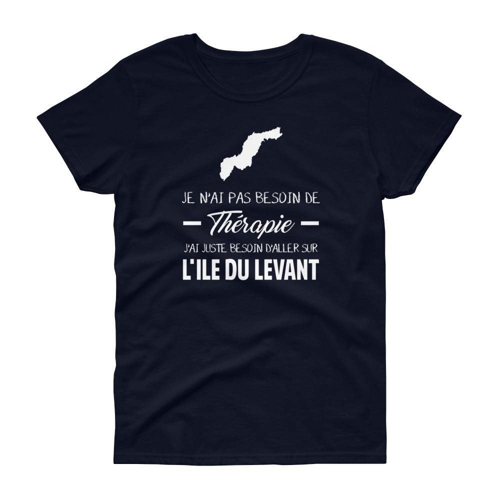 T-shirt Île du Levant rouge - Thérapie par les origines