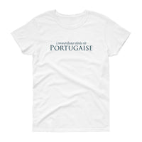 Thumbnail for L'emmerdeuse idéale est Portugaise - T-shirt femme col rond - Ici & Là - T-shirts & Souvenirs de chez toi