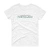 T-shirt Portugal blanc - L'emmerdeuse idéale est Portugaise