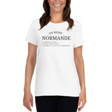 En mode Normande - T-shirt femme col rond pour les Normandes - Ici & Là - T-shirts & Souvenirs de chez toi