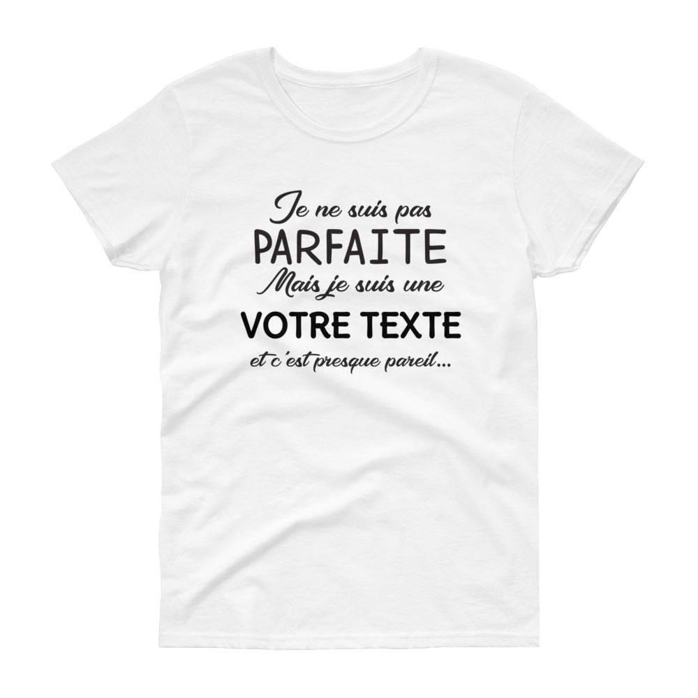 T-shirt personnalisé femme - Affichez votre nom avec fierté