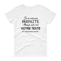 Thumbnail for T-shirt personnalisé femme - Affichez votre nom avec fierté