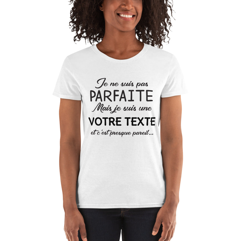 T-shirt personnalisé femme - Montrez votre identité avec humour