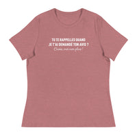 Thumbnail for Tu te rappelles quand je t'ai demandé ton avis - T-shirt humour décontracté femme - Ici & Là - T-shirts & Souvenirs de chez toi