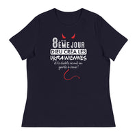 Thumbnail for 8e jour Ukrainienne - T-shirt femme décontracté - Ici & Là - T-shirts & Souvenirs de chez toi