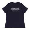 T-shirt humour souvenirs bleu marine - Tu te rappelles quand je t'ai demandé ton avis