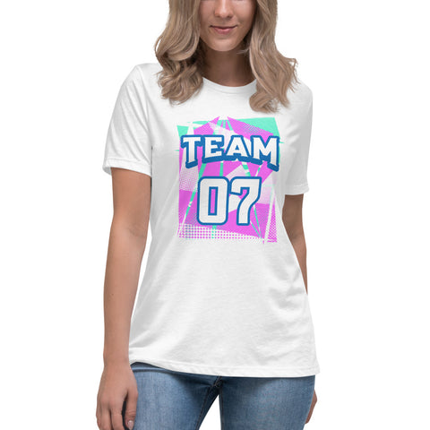 Team 07 Ardèche - T-shirt femme design vintage - Ici & Là - T-shirts & Souvenirs de chez toi