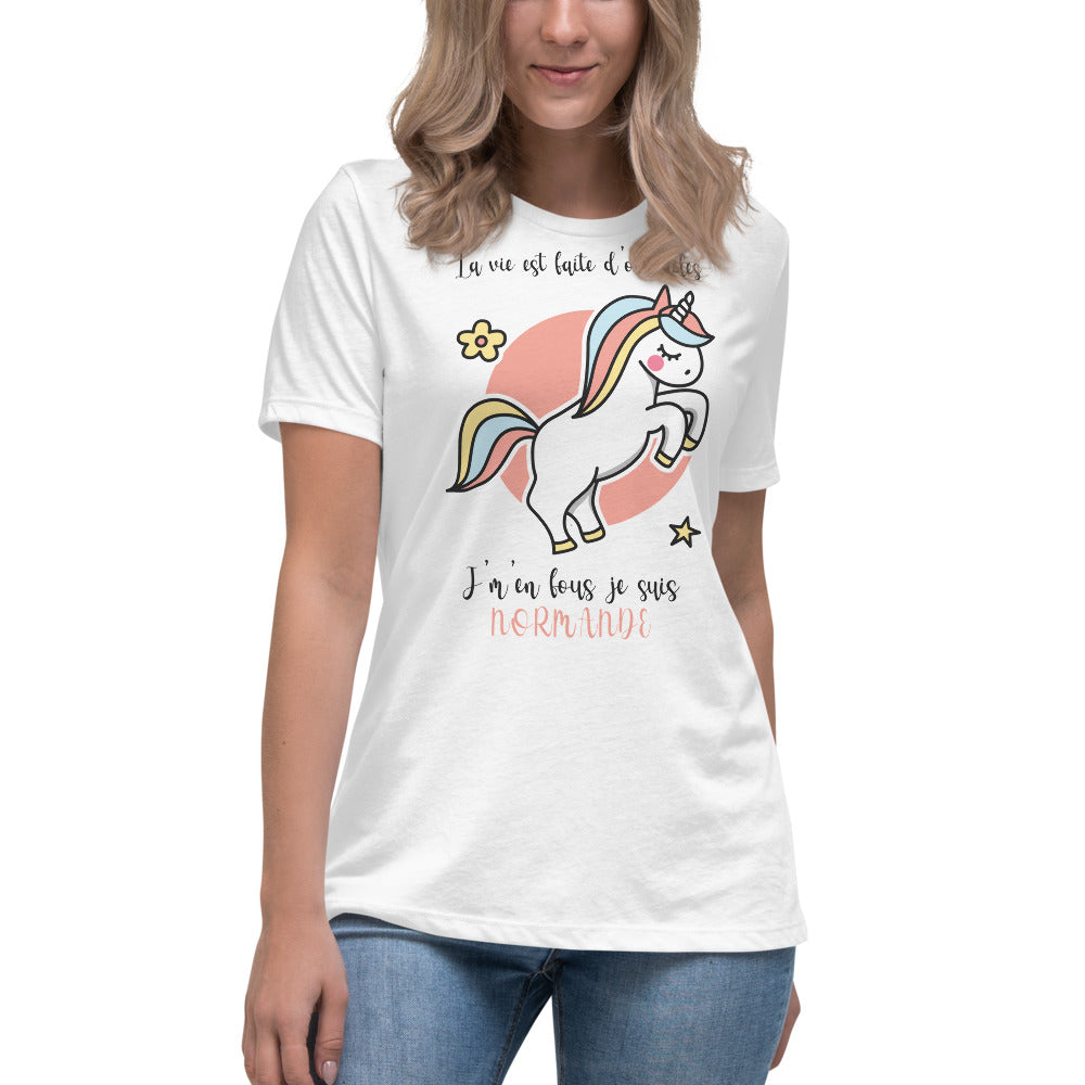 T-shirt Normande - J'm'en fous je suis Normande face
