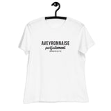 Aveyronnaise parfaitement imparfaite - T-shirt décontracté femme - Ici & Là - T-shirts & Souvenirs de chez toi