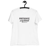 Portugaise parfaitement imparfaite - T-shirt décontracté femme - Ici & Là - T-shirts & Souvenirs de chez toi