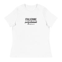 Thumbnail for T-shirt Italie noir - Parfaitement imparfait avec humour