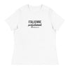 T-shirt Italie noir - Parfaitement imparfait avec humour