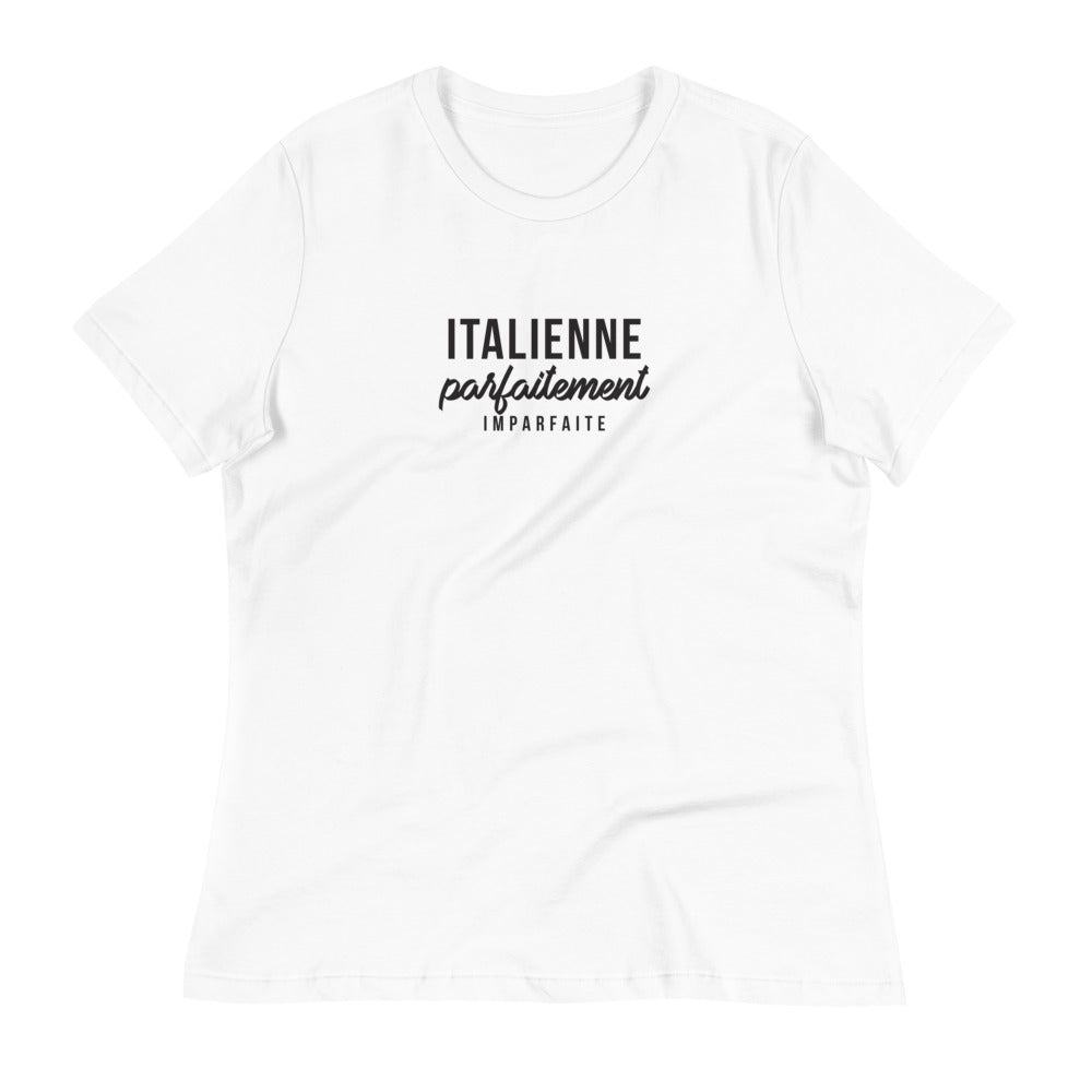 T-shirt Italie gris - Parfaitement imparfait avec humour