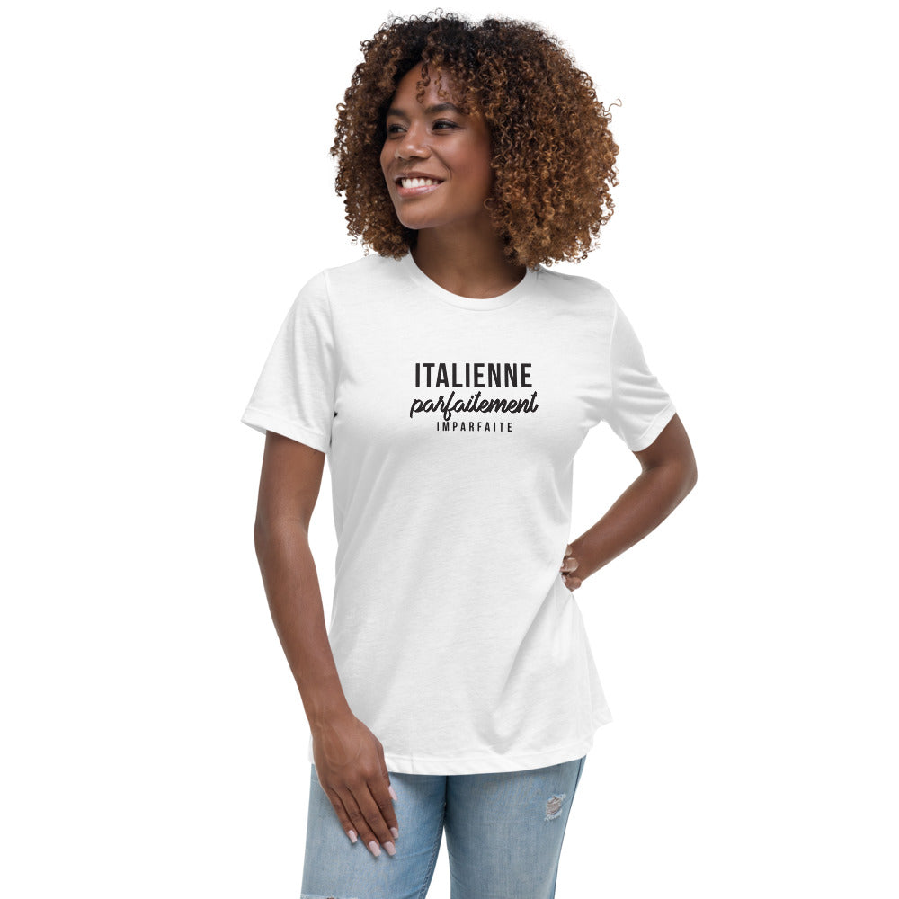 T-shirt Italie bleu - Parfaitement imparfait avec humour