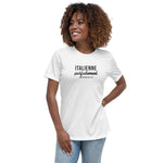Italienne parfaitement imparfaite - T-shirt décontracté femme - Ici & Là - T-shirts & Souvenirs de chez toi