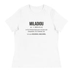 Définition Miladiou Aveyron- T-shirt décontracté femme - Ici & Là - T-shirts & Souvenirs de chez toi