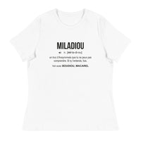 Thumbnail for Définition Miladiou Aveyron- T-shirt décontracté femme - Ici & Là - T-shirts & Souvenirs de chez toi