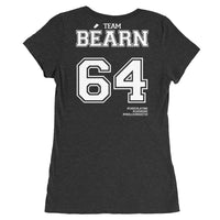 Thumbnail for T-shirt Béarn noir anthracite triblend - Fierté locale et confort