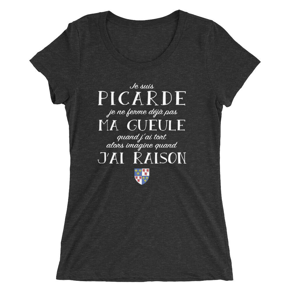 T-shirt Picarde - Je suis Picarde je ne ferme pas ma gueule