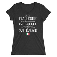 Thumbnail for T-shirt Italie - Je suis Italienne, fière et bavarde