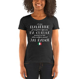 Je suis Italienne je ne ferme pas ma gueule - T-shirt standard femme - Ici & Là - T-shirts & Souvenirs de chez toi