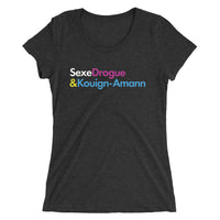 Thumbnail for T-shirt Bretagne noir anthracite - Sexe, drogue et kouign amann