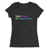 T-shirt Bretagne noir anthracite - Sexe, drogue et kouign amann