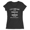 T-shirt Varoise blanc - Princesse et fierté locale