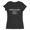 T-shirt Portugal noir anthracite - J'ai toujours raison
