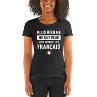 Thumbnail for T-shirt France gris triblend - Plus rien ne me fait peur
