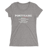 Thumbnail for T-shirt Portugal noir anthracite dos - J'ai toujours raison